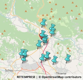 Mappa Via Ferrari, 36013 Piovene Rocchette VI, Italia (3.29867)