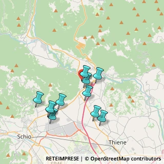 Mappa Via Ferrari, 36013 Piovene Rocchette VI, Italia (3.49455)