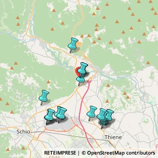 Mappa Piazza degli Alpini, 36013 Piovene Rocchette VI, Italia (4.667)
