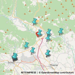 Mappa Piazza degli Alpini, 36013 Piovene Rocchette VI, Italia (4.93857)