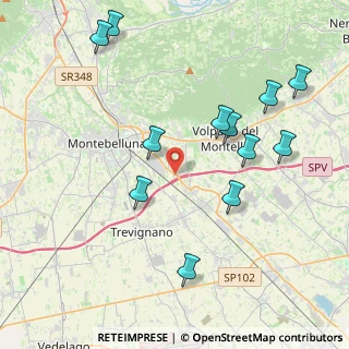 Mappa Via Pordoi, 31044 Montebelluna TV, Italia (4.42167)