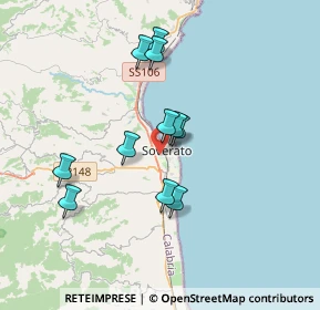 Mappa Via delle Magnolie, 88068 Soverato CZ, Italia (3.37545)