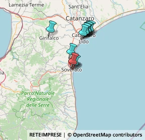 Mappa Via Fratelli Rossetti, 88068 Soverato CZ, Italia (11.72417)