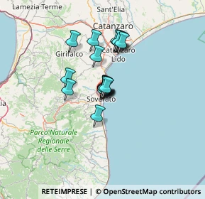 Mappa Via Fratelli Rossetti, 88068 Soverato CZ, Italia (9.29833)