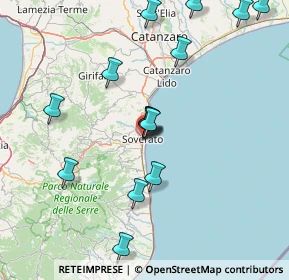 Mappa Via Fratelli Rossetti, 88068 Soverato CZ, Italia (18.13533)