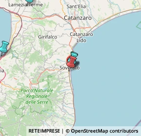 Mappa Via Fratelli Rossetti, 88068 Soverato CZ, Italia (28.21909)