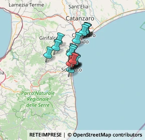 Mappa Via Fratelli Rossetti, 88068 Soverato CZ, Italia (7.511)