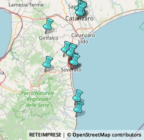 Mappa Via Fratelli Rossetti, 88068 Soverato CZ, Italia (14.77467)