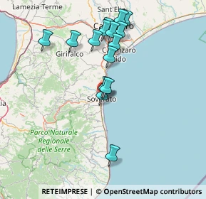 Mappa Via Fratelli Rossetti, 88068 Soverato CZ, Italia (15.77333)