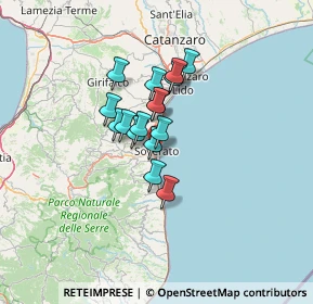 Mappa Corso Umberto I SS-106 KM-168-300, 88068 Soverato CZ, Italia (9.34938)