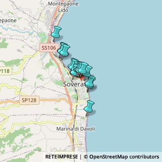 Mappa Via Cristoforo Colombo, 88068 Soverato CZ, Italia (0.95813)
