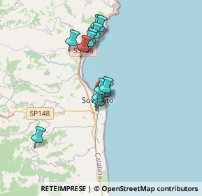 Mappa Via Cristoforo Colombo, 88068 Soverato CZ, Italia (3.24923)