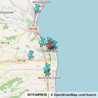 Mappa Via Olimpia, 88068 Soverato CZ, Italia (1.19)
