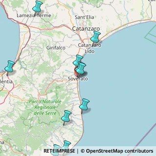 Mappa Via San Giovanni Bosco, 88068 Soverato CZ, Italia (25.70833)