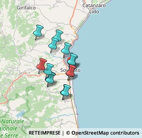 Mappa Via Risorgimento, 88068 Soverato CZ, Italia (5.57786)