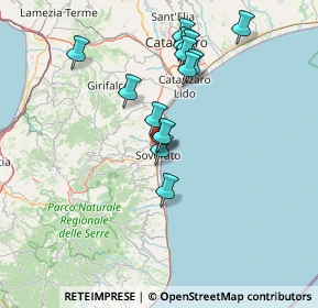 Mappa Piazza Gioseppe Casalinuovo, 88068 Soverato CZ, Italia (14.245)