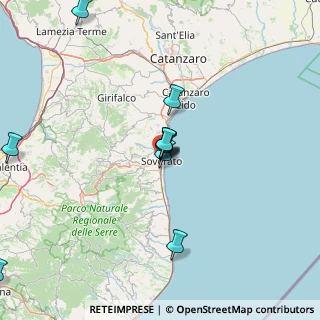 Mappa Via Maestri del Lavoro, 88068 Soverato CZ, Italia (23.5025)