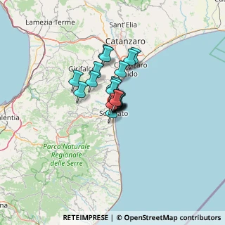 Mappa Via Maestri del Lavoro, 88068 Soverato CZ, Italia (7.1175)