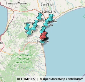 Mappa Via Francesco Corapi, 88068 Soverato CZ, Italia (7.1175)