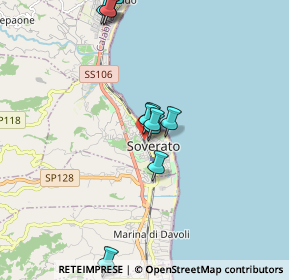 Mappa Via Francesco Corapi, 88068 Soverato CZ, Italia (2.13917)