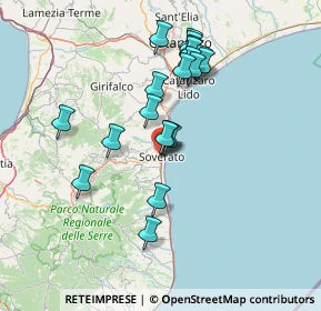Mappa Traversa E. Galvaligi, 88068 Soverato CZ, Italia (14.4105)