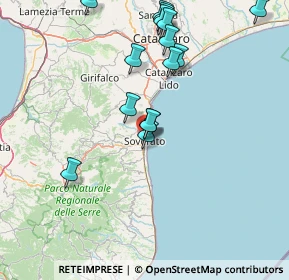 Mappa Via Fra Giacomo da Soverato, 88068 Soverato CZ, Italia (18.014)