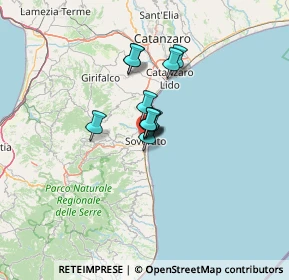 Mappa Via della Vittoria, 88068 Soverato CZ, Italia (7.64909)