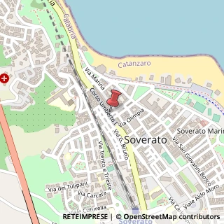 Mappa Corso Umberto I, 109, 88068 Soverato, Catanzaro (Calabria)