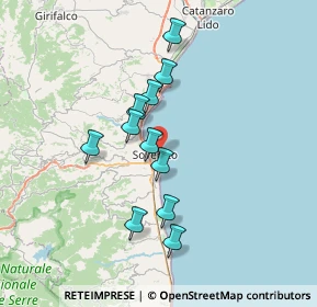 Mappa Largo J. F. Kennedy, 88068 Soverato CZ, Italia (6.56909)