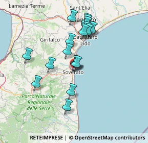 Mappa Largo J. F. Kennedy, 88068 Soverato CZ, Italia (14.5225)