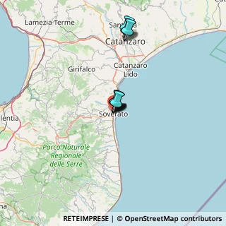 Mappa Via Barone Paparo, 88068 Soverato CZ, Italia (9.05909)