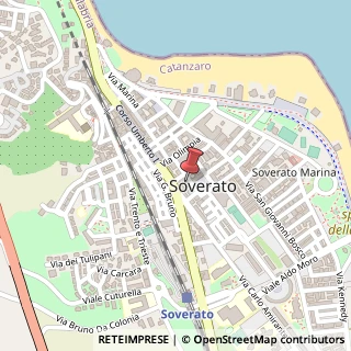 Mappa Via Barone Paparo, 36, 88068 Soverato, Catanzaro (Calabria)