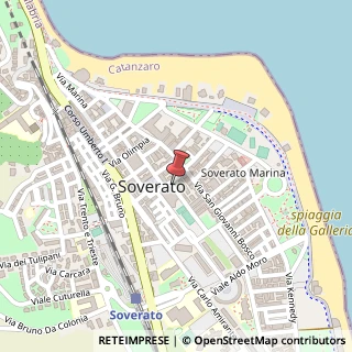 Mappa Via Bellini, 1, 88068 Soverato, Catanzaro (Calabria)