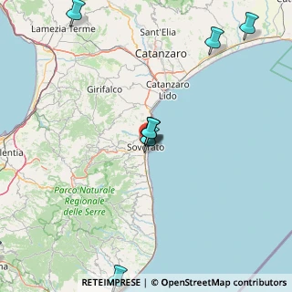 Mappa Via A. Comito, 88068 Soverato CZ, Italia (28.94545)