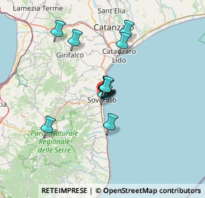 Mappa Via A. Comito, 88068 Soverato CZ, Italia (9.97167)