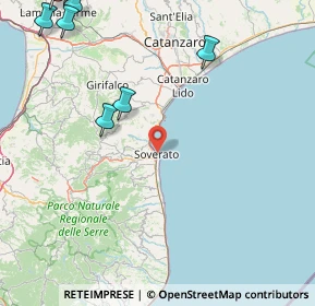 Mappa Via Indipendenza, 88068 Soverato CZ, Italia (34.07167)