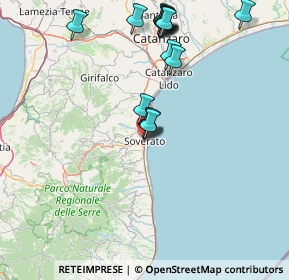 Mappa Via Paparo, 88068 Soverato CZ, Italia (18.69188)