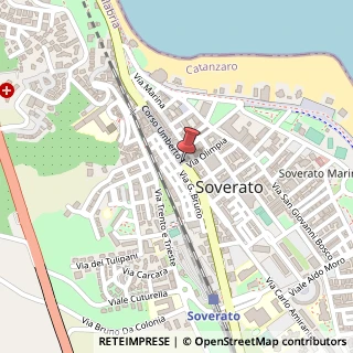 Mappa Corso umberto i 45, 88068 Soverato, Catanzaro (Calabria)