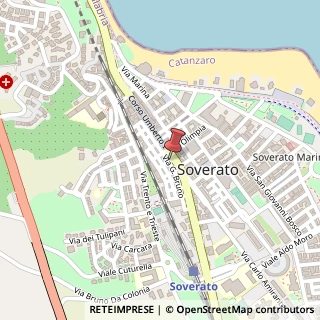 Mappa Via Zara, 1, 88068 Soverato, Catanzaro (Calabria)