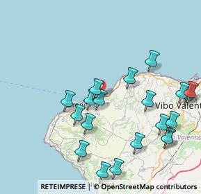 Mappa Contrada Tonnara, 89861 Parghelia VV, Italia (9.9835)