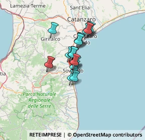 Mappa Via Trento Trieste, 88068 Soverato CZ, Italia (8.879)