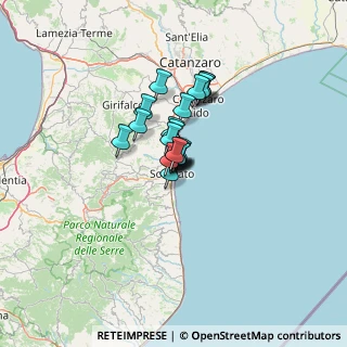 Mappa Via 25 Aprile, 88068 Soverato CZ, Italia (7.3485)