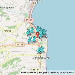 Mappa Via Enrico Galvaligi, 88068 Soverato CZ, Italia (1.02636)