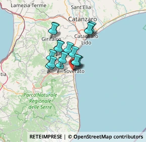 Mappa Via Enrico Galvaligi, 88068 Soverato CZ, Italia (9.97588)