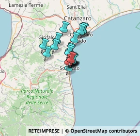 Mappa Via S. Giovanni Bosco, 88060 Soverato CZ, Italia (7.294)