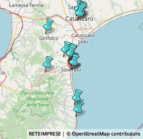 Mappa Viale Grecia Magna, 88068 Soverato CZ, Italia (14.62133)