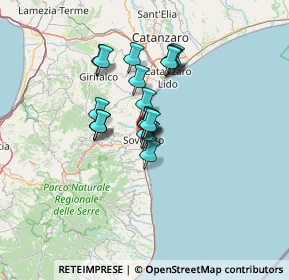 Mappa Viale Grecia Magna, 88068 Soverato CZ, Italia (9.7505)