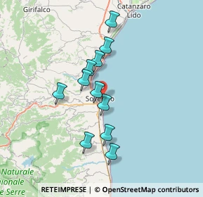 Mappa Via Cimarosa, 88068 Soverato CZ, Italia (6.53273)