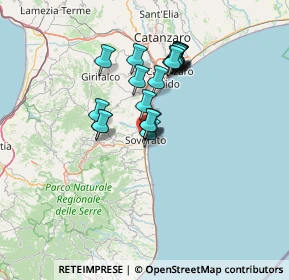 Mappa Via Cesare Battisti, 88068 Soverato CZ, Italia (11.5715)