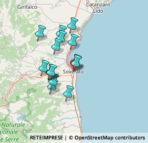 Mappa Via Francesco Cilea, 88068 Soverato CZ, Italia (6.298)